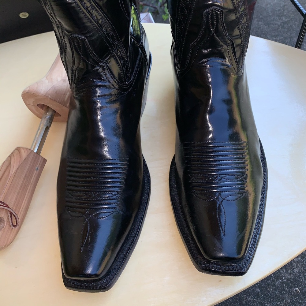 Lucahssee mens 10 1/2 goat skin boots
